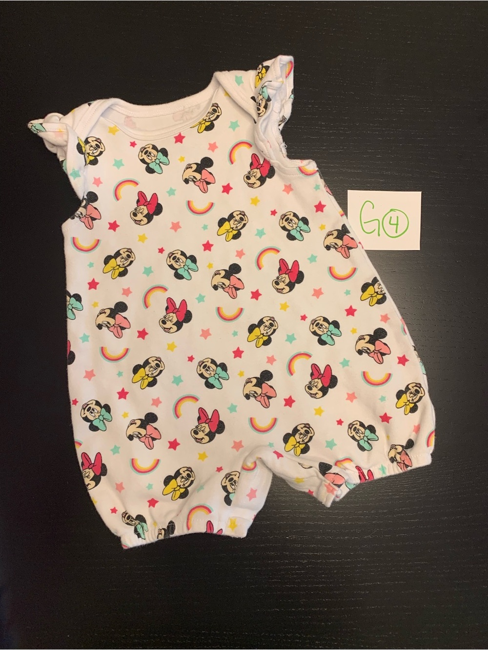 ⭐️2/$8.00⭐️ Disney 6-9m Minnie Mouse Romper